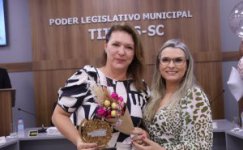 Sesso Solene Cmara Municipal de Tijucas - Homenagem aos Professores