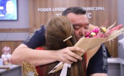 Sesso Solene Cmara Municipal de Tijucas - Homenagem aos Professores