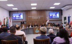 Sesso Solene Cmara Municipal de Tijucas - Homenagem aos Professores