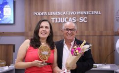 Sesso Solene Cmara Municipal de Tijucas - Homenagem aos Professores