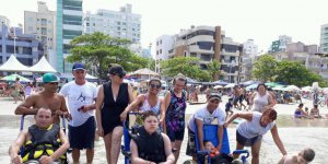 Projeto que possibilita banho de mar inclusivo em Itapema inicia neste fim de semana