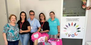 Tijucas entrega doao de lenos ao CEPON de Florianpolis