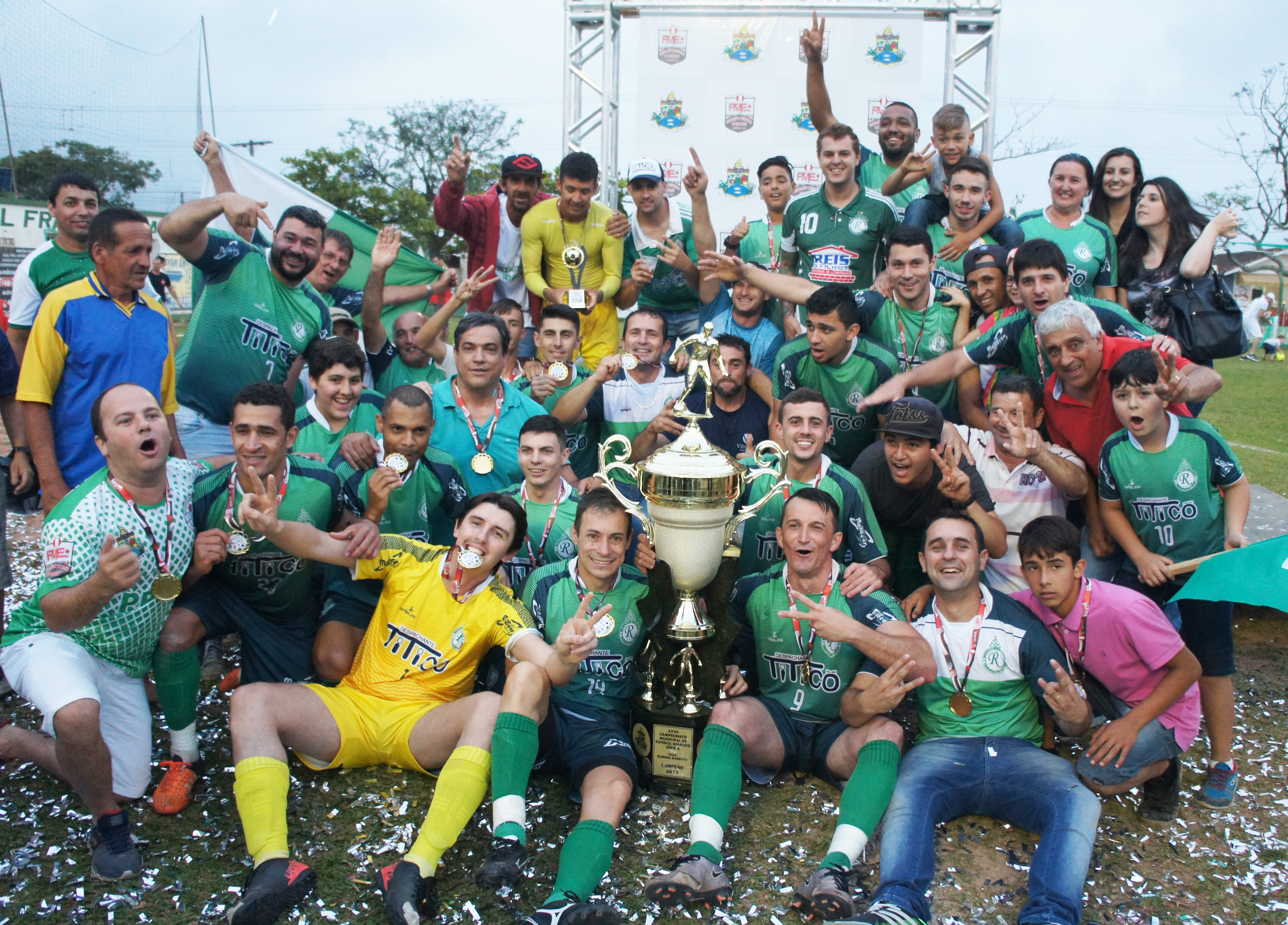 Renascena  tricampeo do Municipal de Tijucas