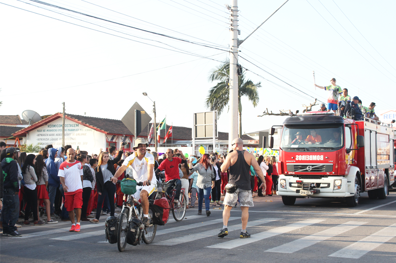 Espírito esportivo toma as ruas da cidade