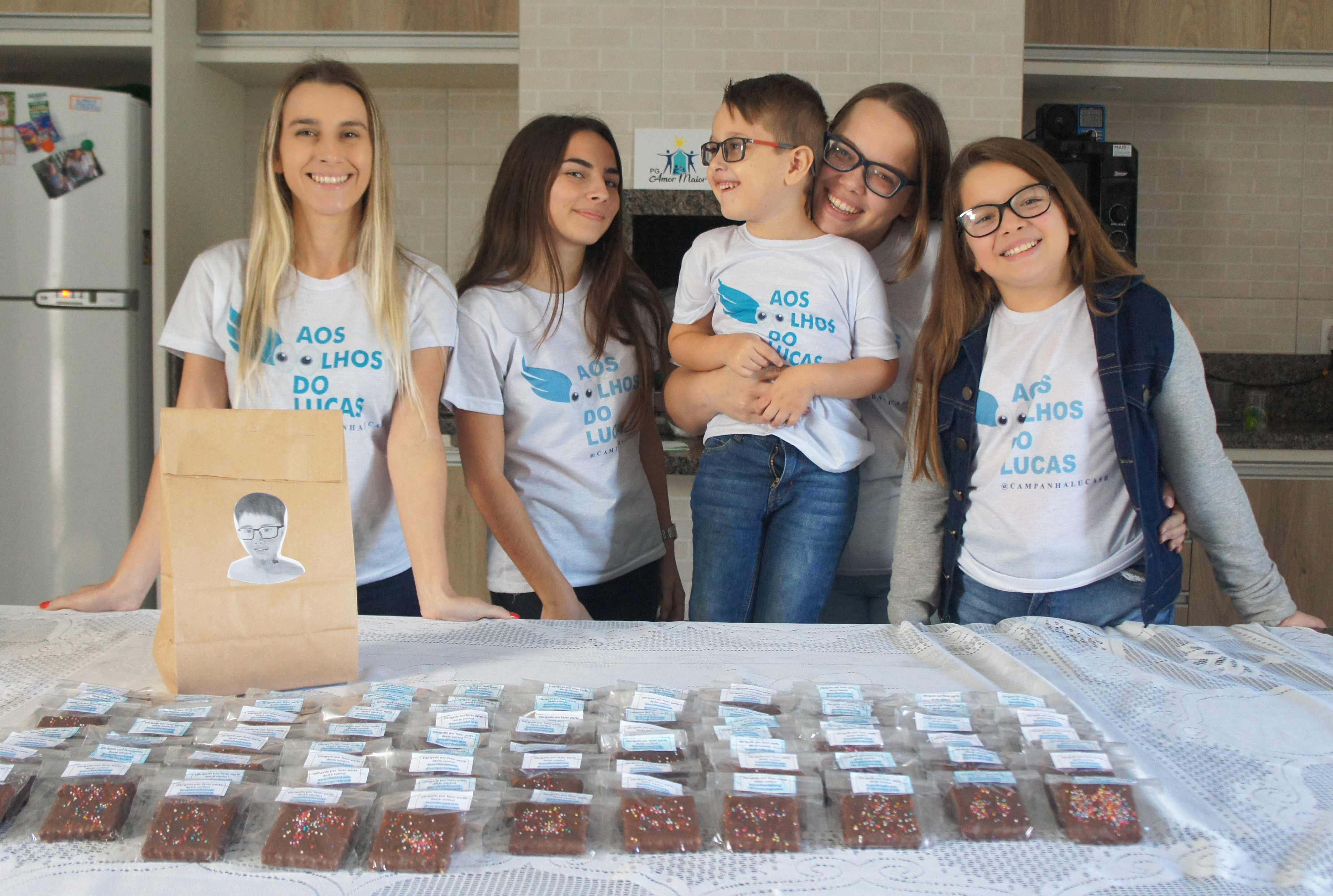 A menina que vende os alfajores do bem