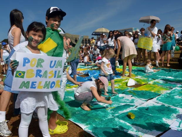 Desfile d lugar  caminhada em forma de protesto