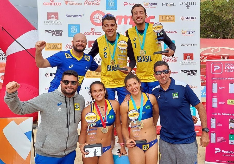 Atletas de Itapema vencem Sul Americano de Vlei de Praia
