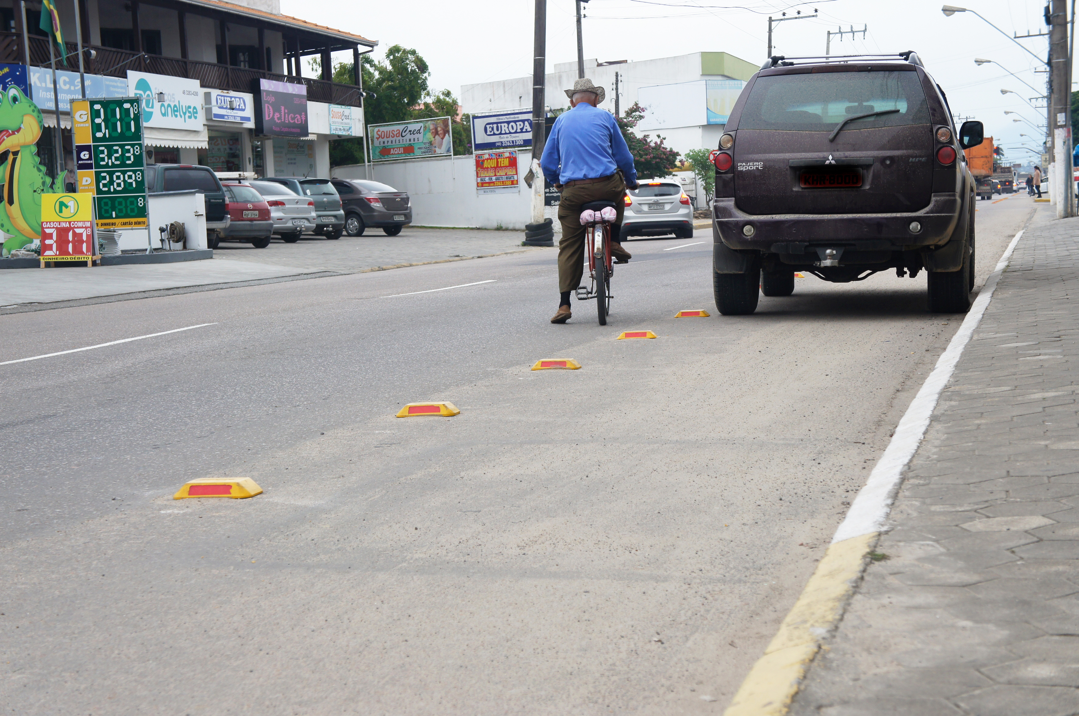 Motoristas respeitam o espao do ciclista?