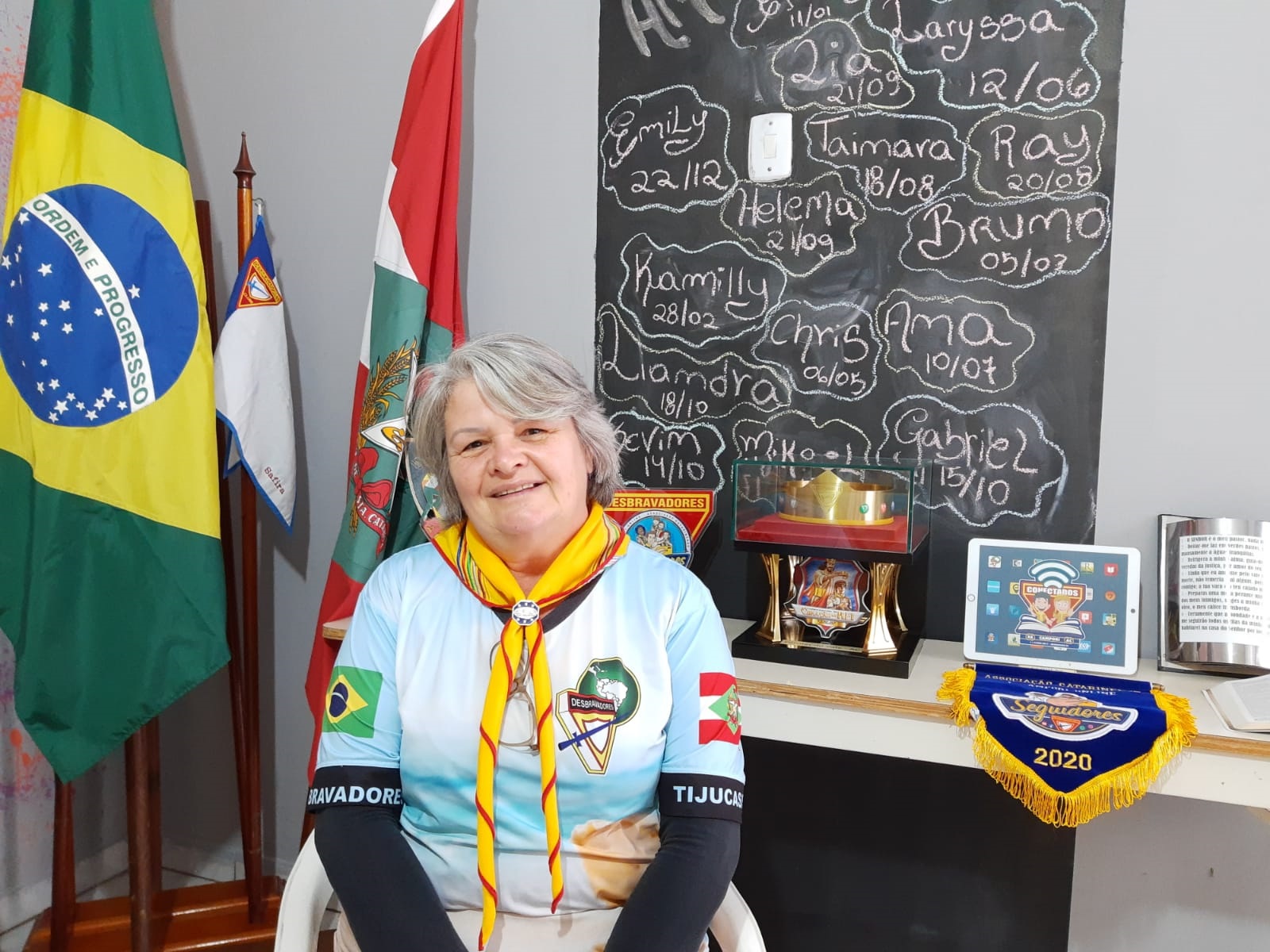 Maria Lúcia: uma líder em formar os Desbravadores daqui