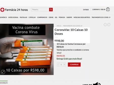 Procon alerta para golpe da vacina da Covid-19