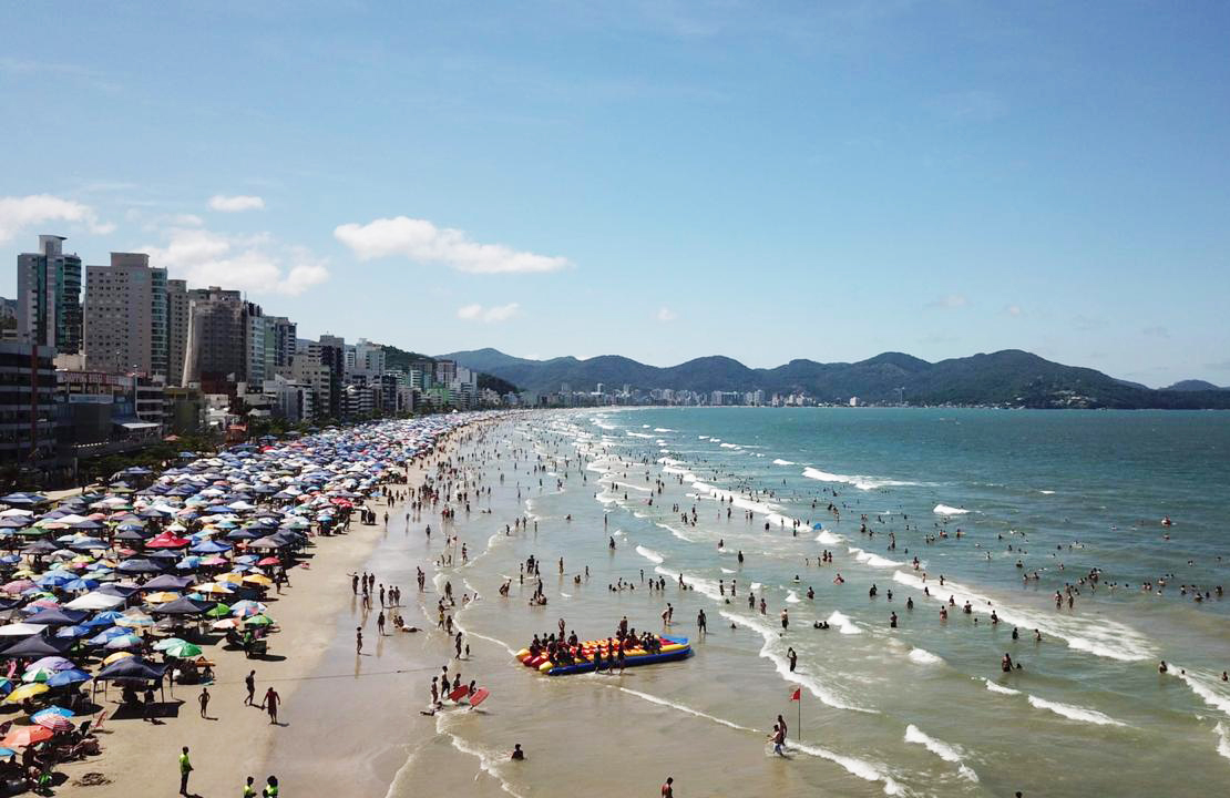 Praias lotadas e alta ocupao na rede hoteleira